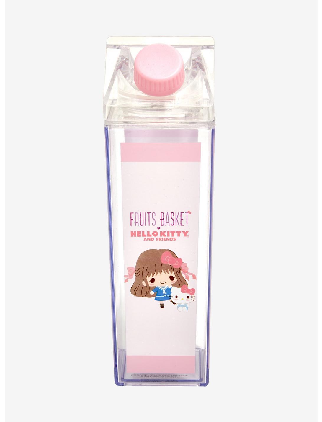 Fruits Basket X Hello Kitty And Friends Milk Carton Water Bottle, , hi-res