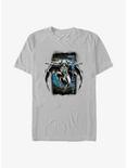 Marvel Moon Knight Grunge Badge T-Shirt, SILVER, hi-res
