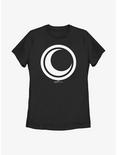 Marvel Moon Knight Crescent Icon Womens T-Shirt, BLACK, hi-res