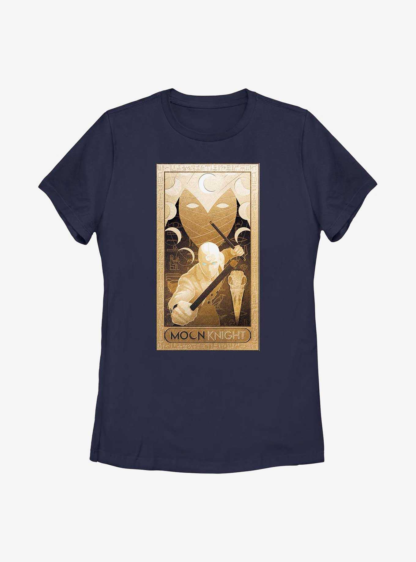 Marvel Moon Knight Gold Glyphs Poster Womens T-Shirt, , hi-res