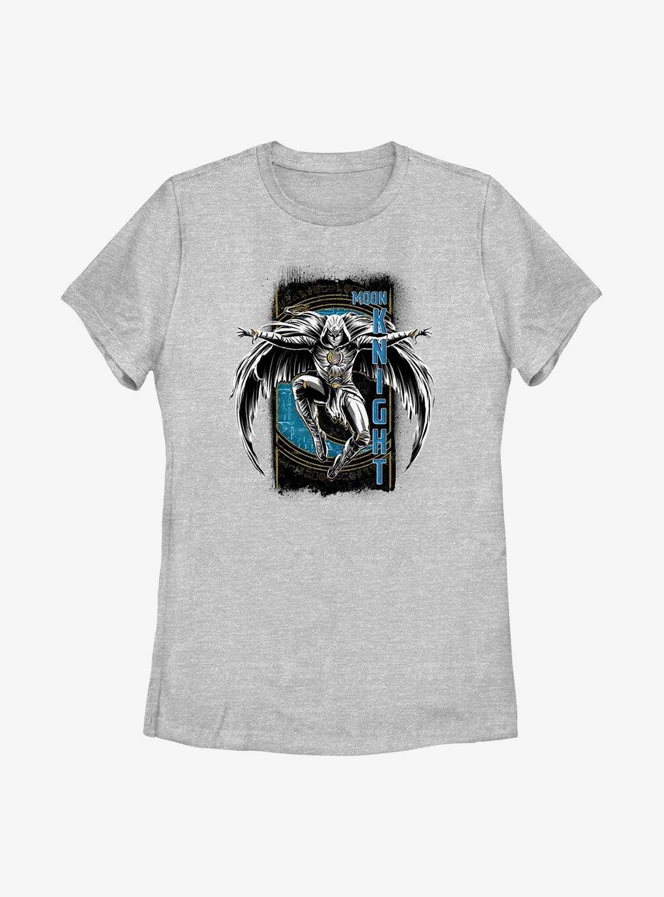 Marvel Moon Knight Grunge Badge Womens T-Shirt, , hi-res