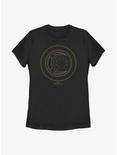Marvel Moon Knight Hieroglyphics Logo Womens T-Shirt, BLACK, hi-res