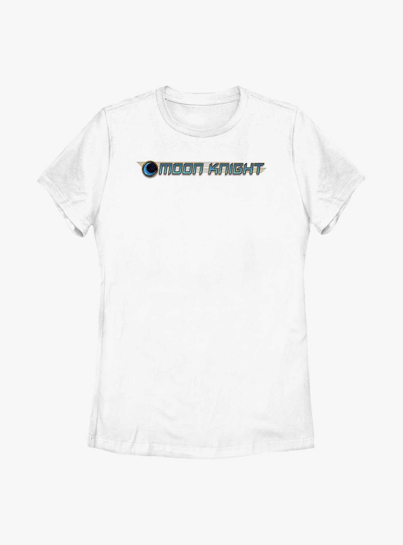 Marvel Moon Knight Logo Womens T-Shirt, WHITE, hi-res
