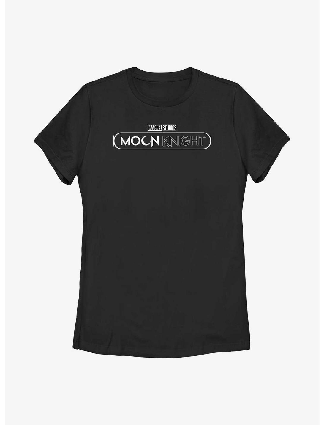 Marvel Moon Knight Simple Logo Womens T-Shirt, BLACK, hi-res