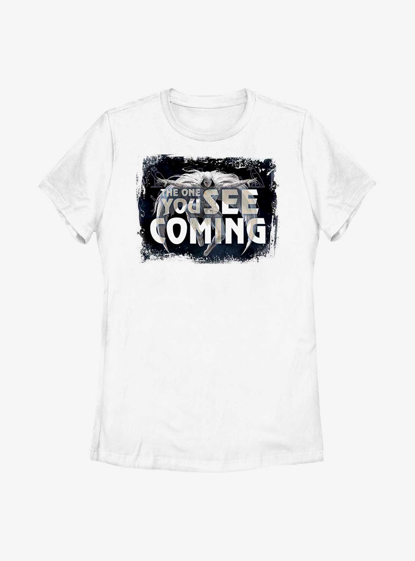 Marvel Moon Knight The One You See Coming Womens T-Shirt, WHITE, hi-res