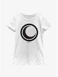 Marvel Moon Knight Crescent Icon Youth Girls T-Shirt, WHITE, hi-res