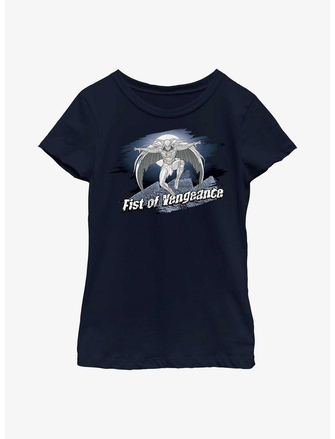 Marvel Moon Knight Fist Of Vengeance Youth Girls T-Shirt, NAVY, hi-res