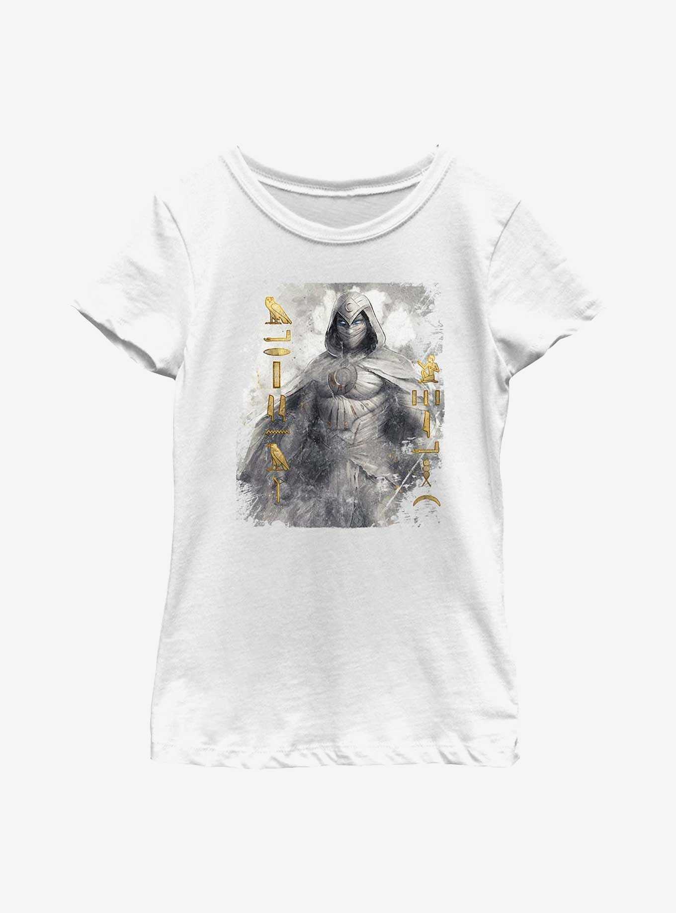 Marvel Moon Knight Glyphs Youth Girls T-Shirt, , hi-res