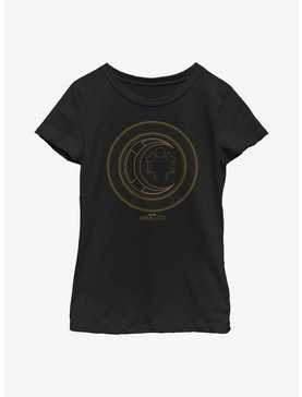 Marvel Moon Knight Hieroglyphics Logo Youth Girls T-Shirt, , hi-res