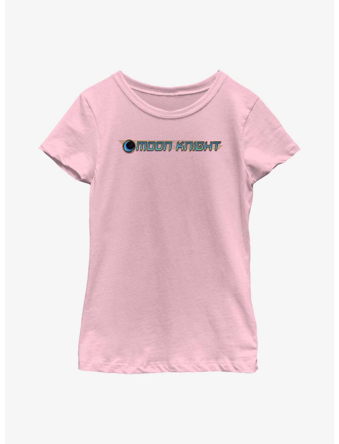 Marvel Moon Knight Logo Youth Girls T-Shirt, PINK, hi-res