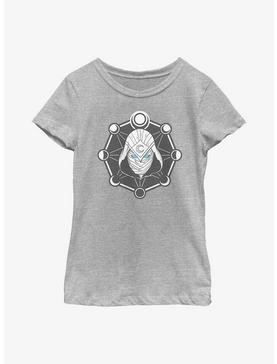 Marvel Moon Knight Mask Logo Youth Girls T-Shirt, , hi-res