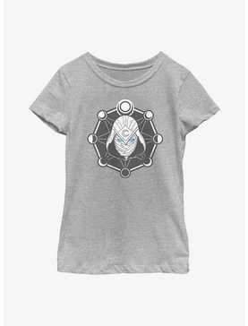 Marvel Moon Knight Mask Logo Youth Girls T-Shirt, , hi-res