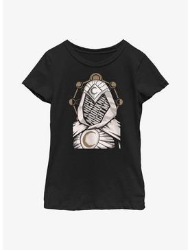 Marvel Moon Knight Paper Cutout Youth Girls T-Shirt, , hi-res