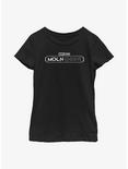 Marvel Moon Knight Simple Logo Youth Girls T-Shirt, BLACK, hi-res