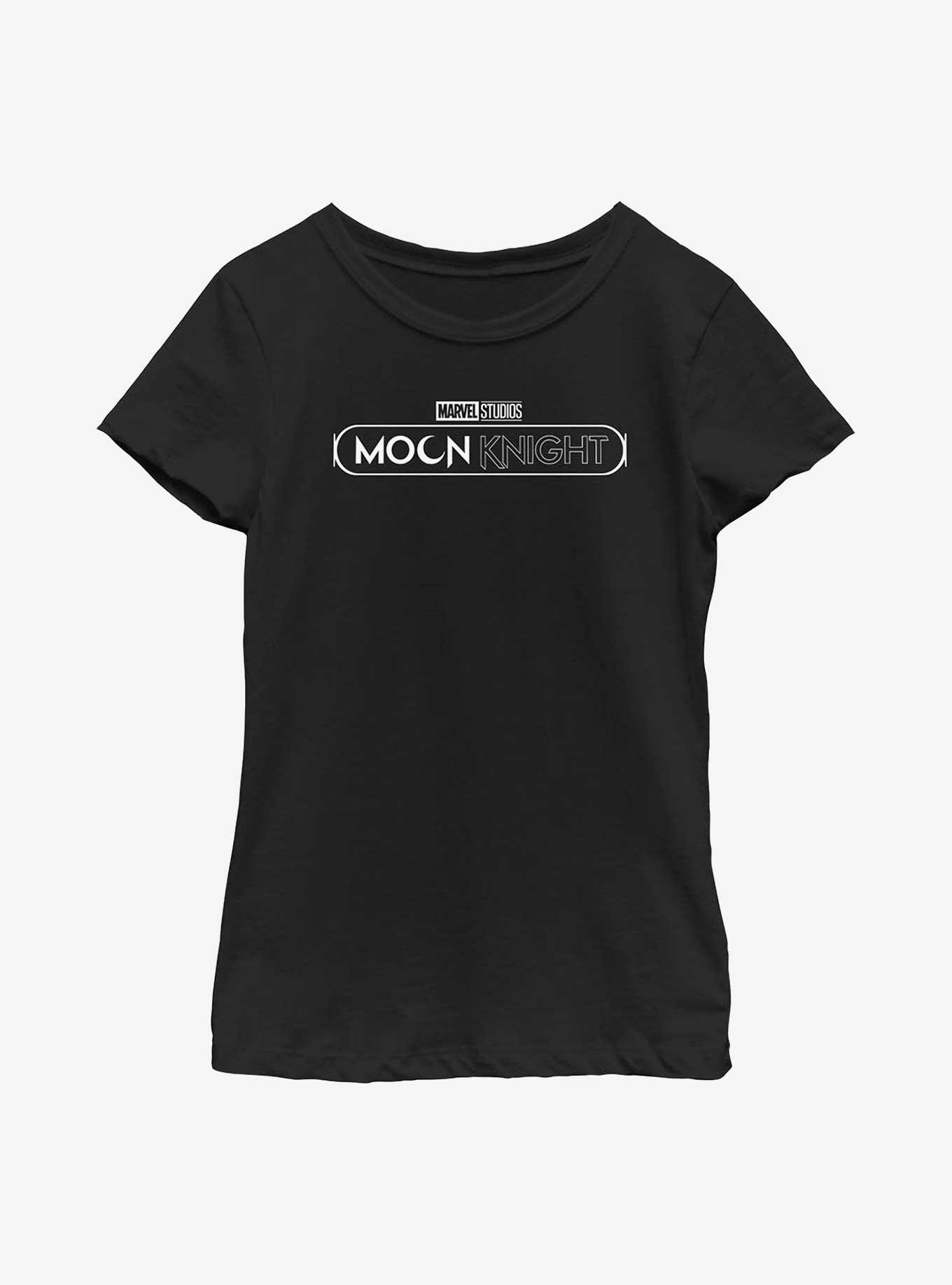Marvel Moon Knight Simple Logo Youth Girls T-Shirt, , hi-res