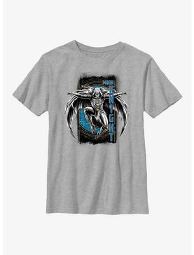 Marvel Moon Knight Grunge Badge Youth T-Shirt, , hi-res