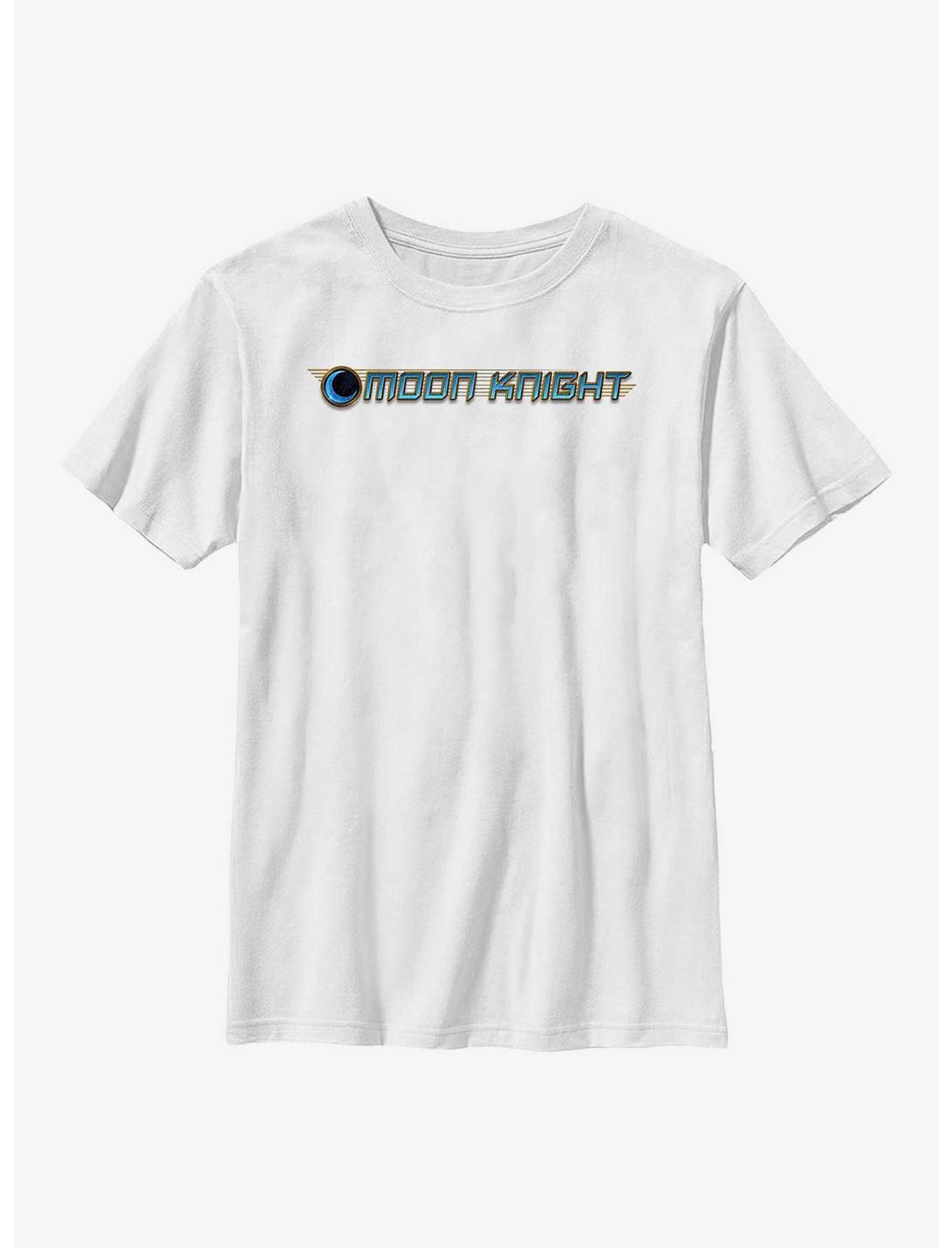 Marvel Moon Knight Logo Youth T-Shirt, WHITE, hi-res