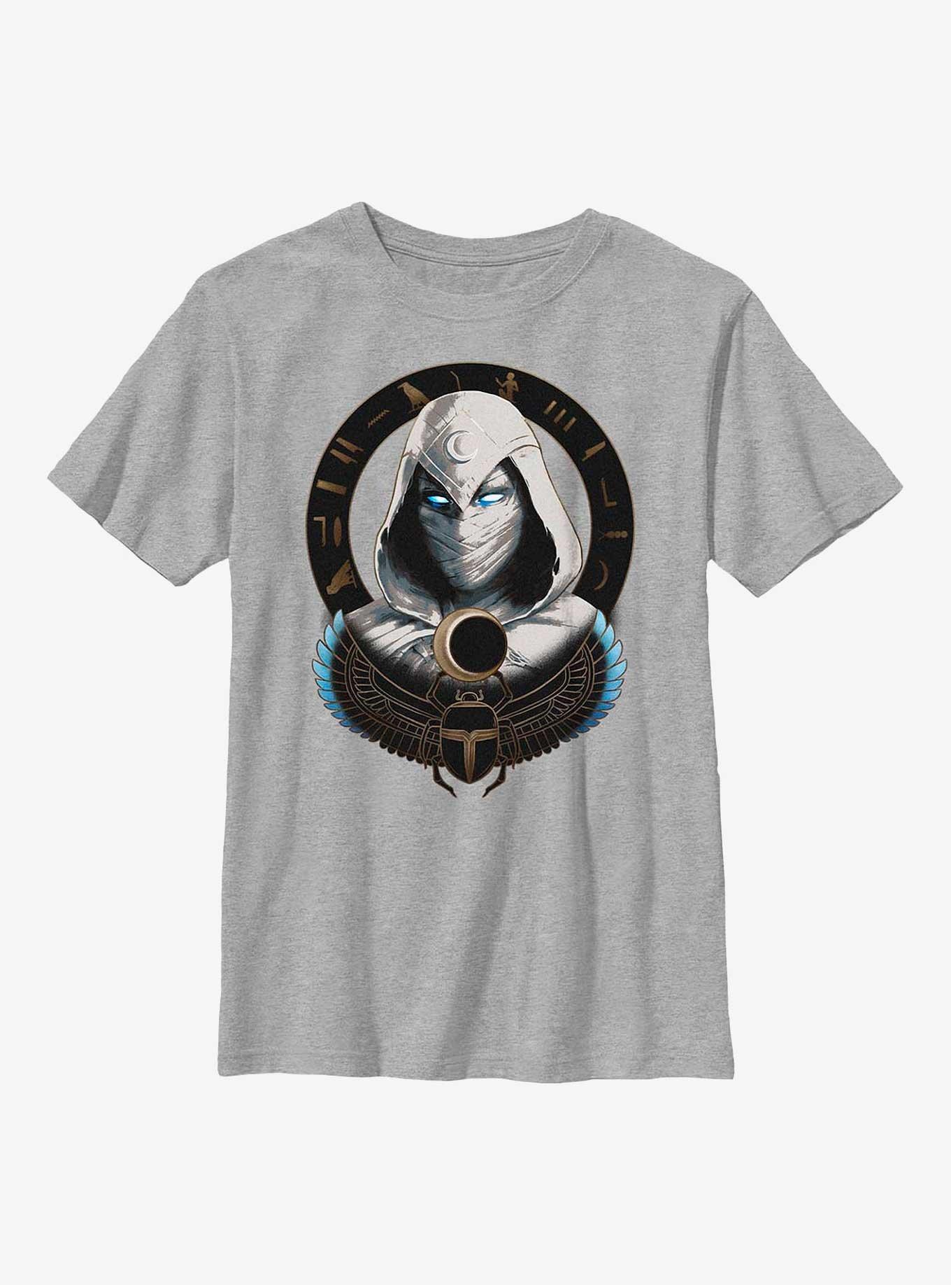 Marvel Moon Knight Mask Badge Youth T-Shirt, , hi-res