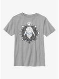 Marvel Moon Knight Mask Logo Youth T-Shirt, ATH HTR, hi-res