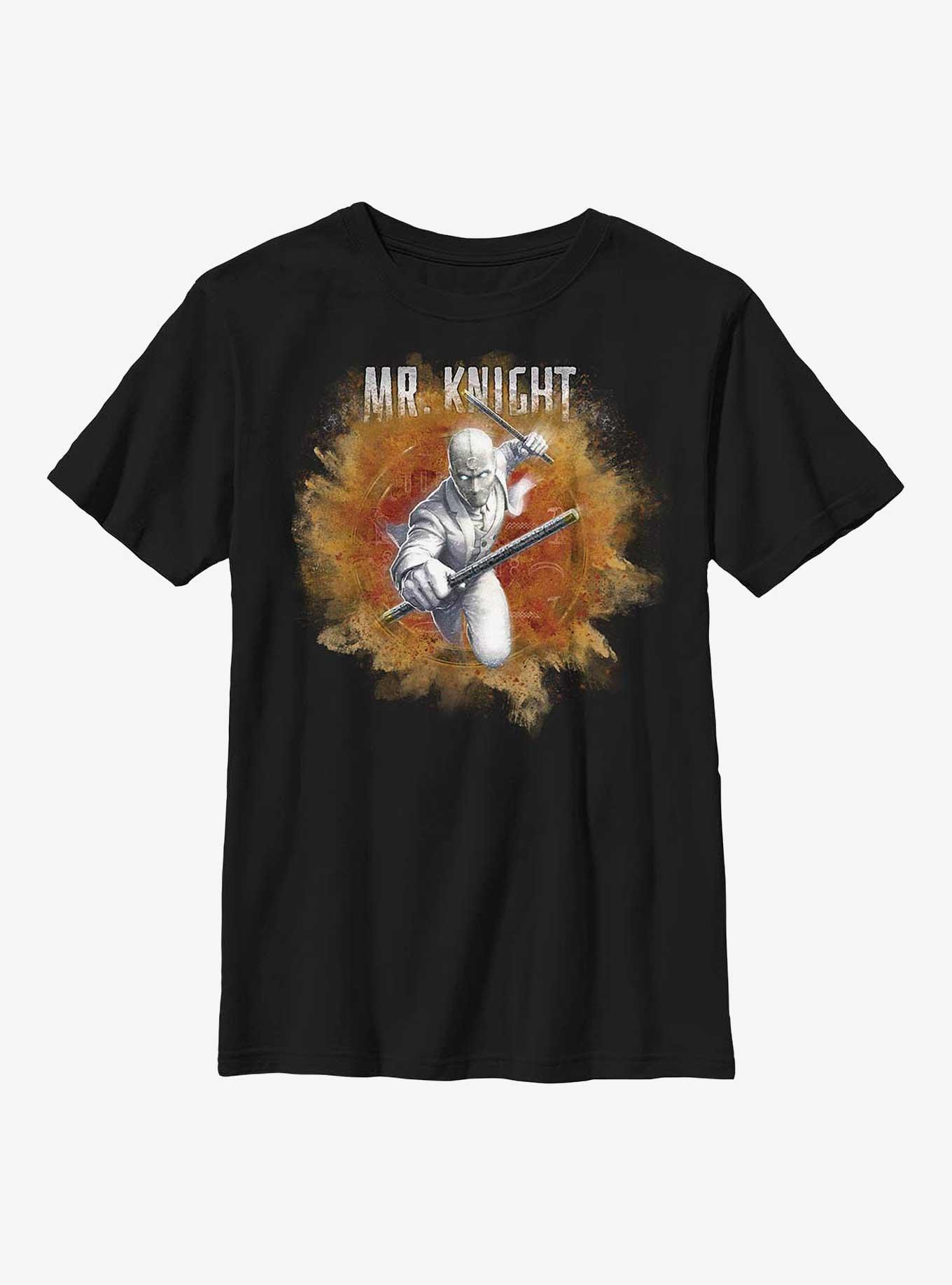 Marvel Moon Knight Mr. Knight Youth T-Shirt, BLACK, hi-res