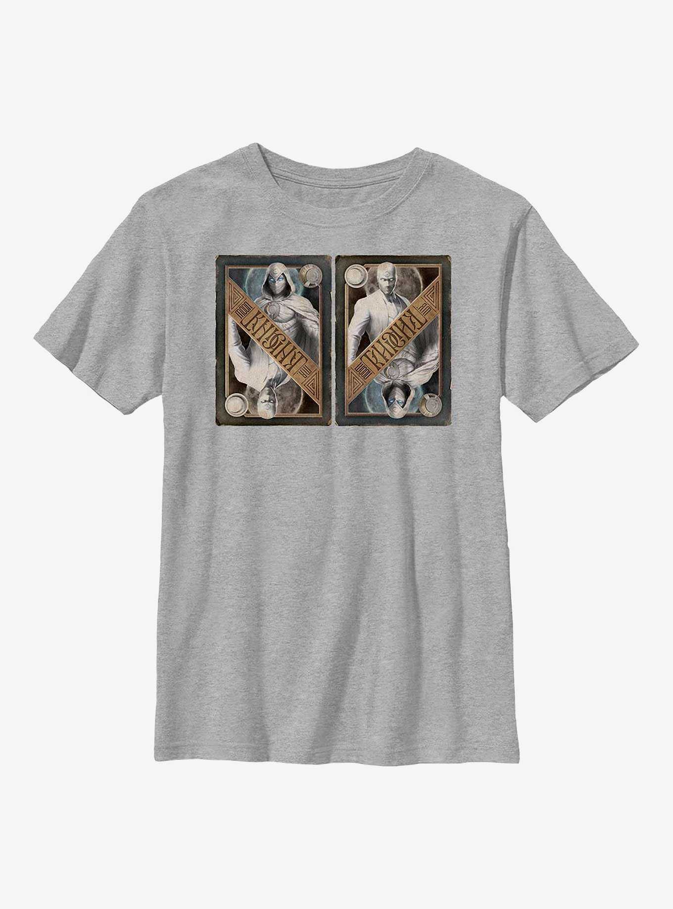 Marvel Moon Knight Playing Card Side By Side Youth T-Shirt, , hi-res