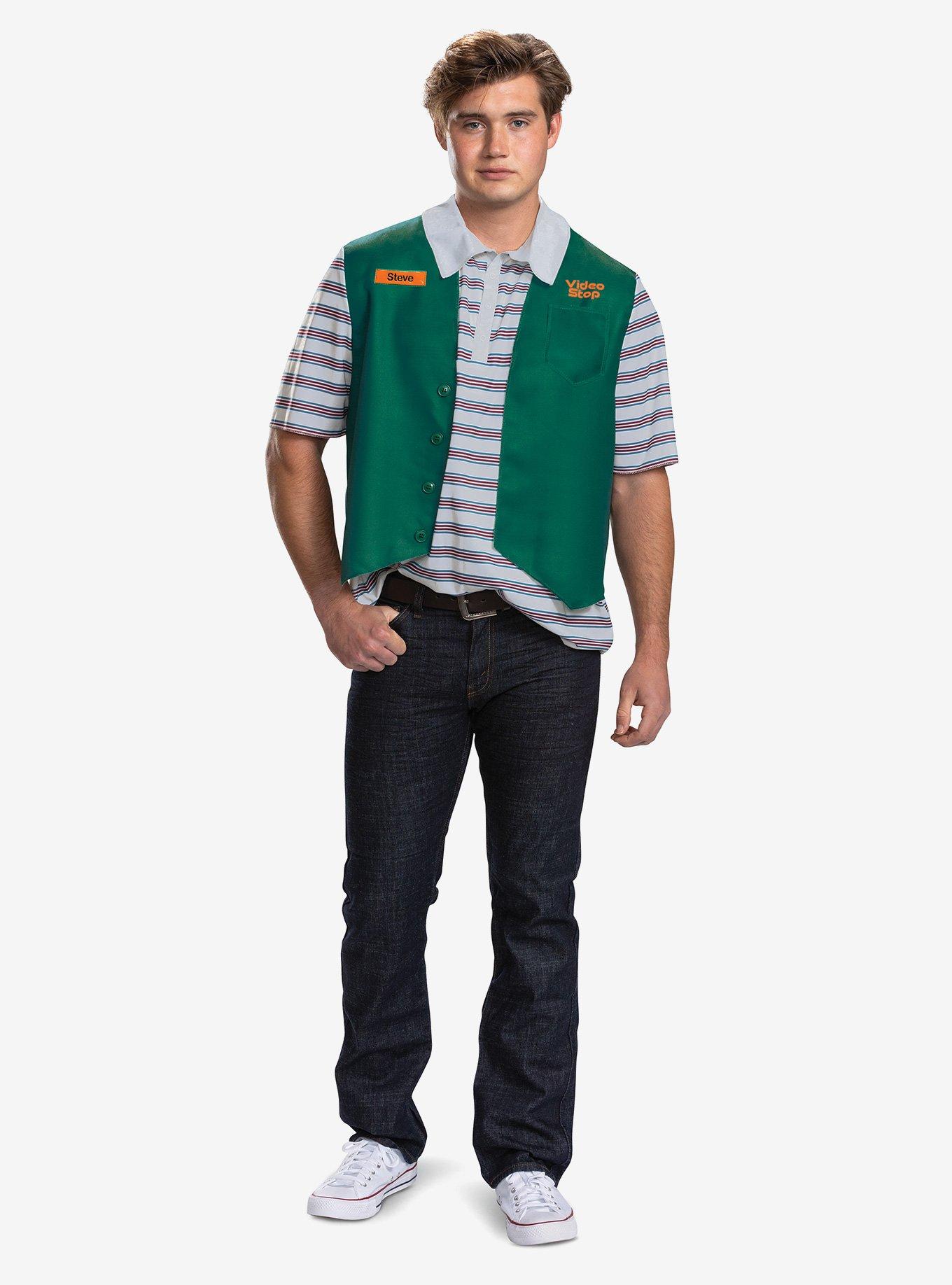Stranger Things Steve Video Store Costume, MULTI, hi-res