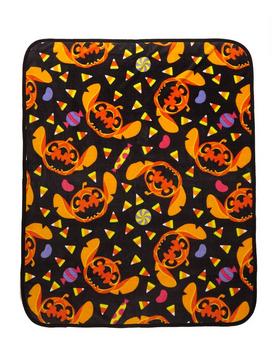 Disney Lilo & Stitch Halloween Candy Throw Blanket, , hi-res