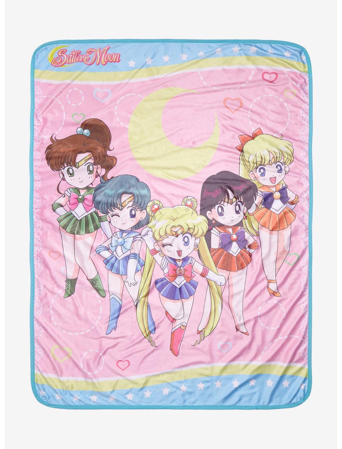 Sailor Moon Chibi Guardians Throw Blanket, , hi-res