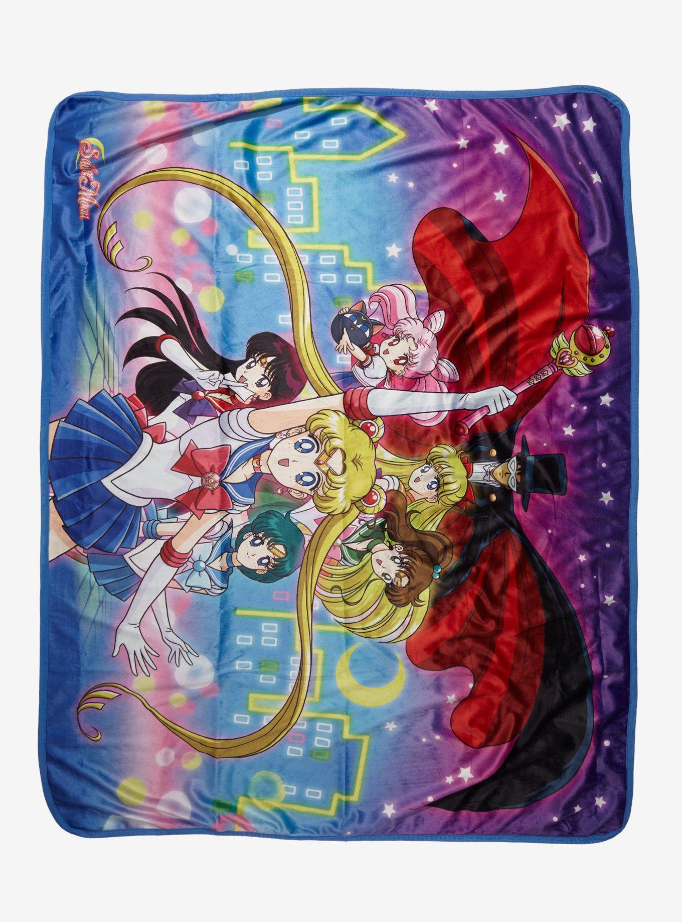 Sailor Moon Tuxedo Mask Throw Blanket