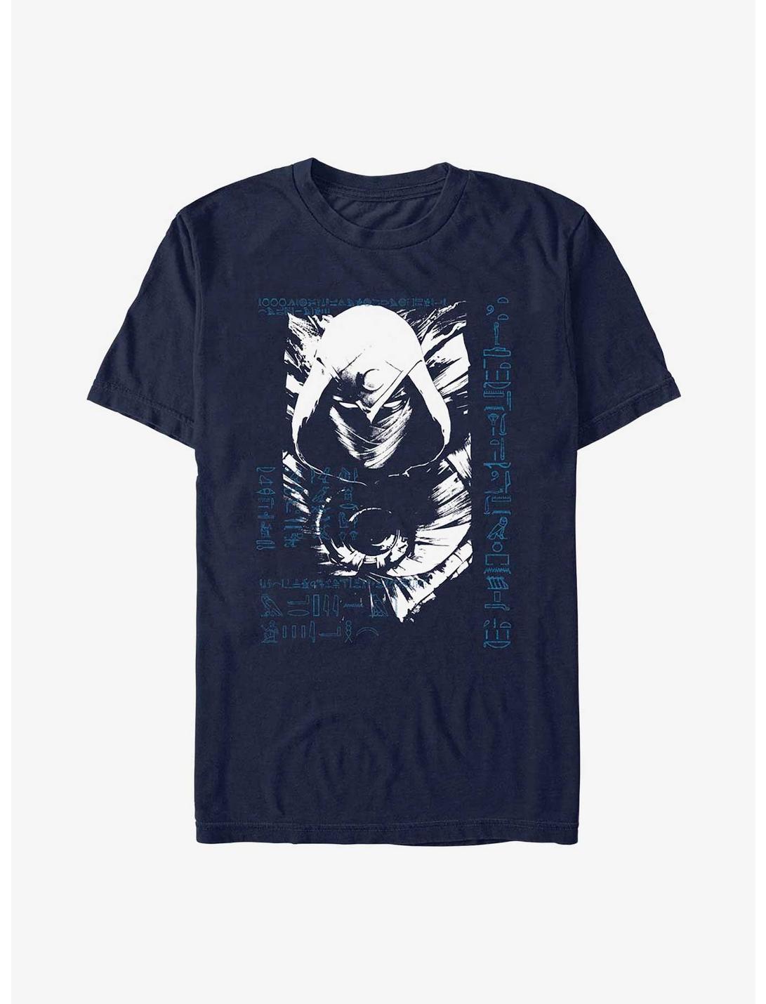 Marvel Moon Knight Grunge T-Shirt, NAVY, hi-res