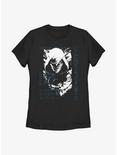 Marvel Moon Knight Grunge Womens T-Shirt, BLACK, hi-res