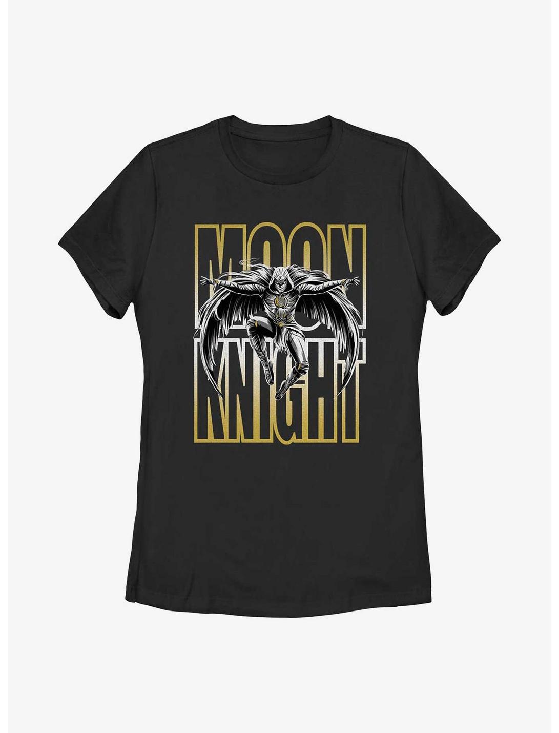 Marvel Moon Knight Jumps Womens T-Shirt, BLACK, hi-res