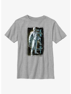 Marvel Moon Knight Mr. Knight Grunge Badge Youth T-Shirt, , hi-res