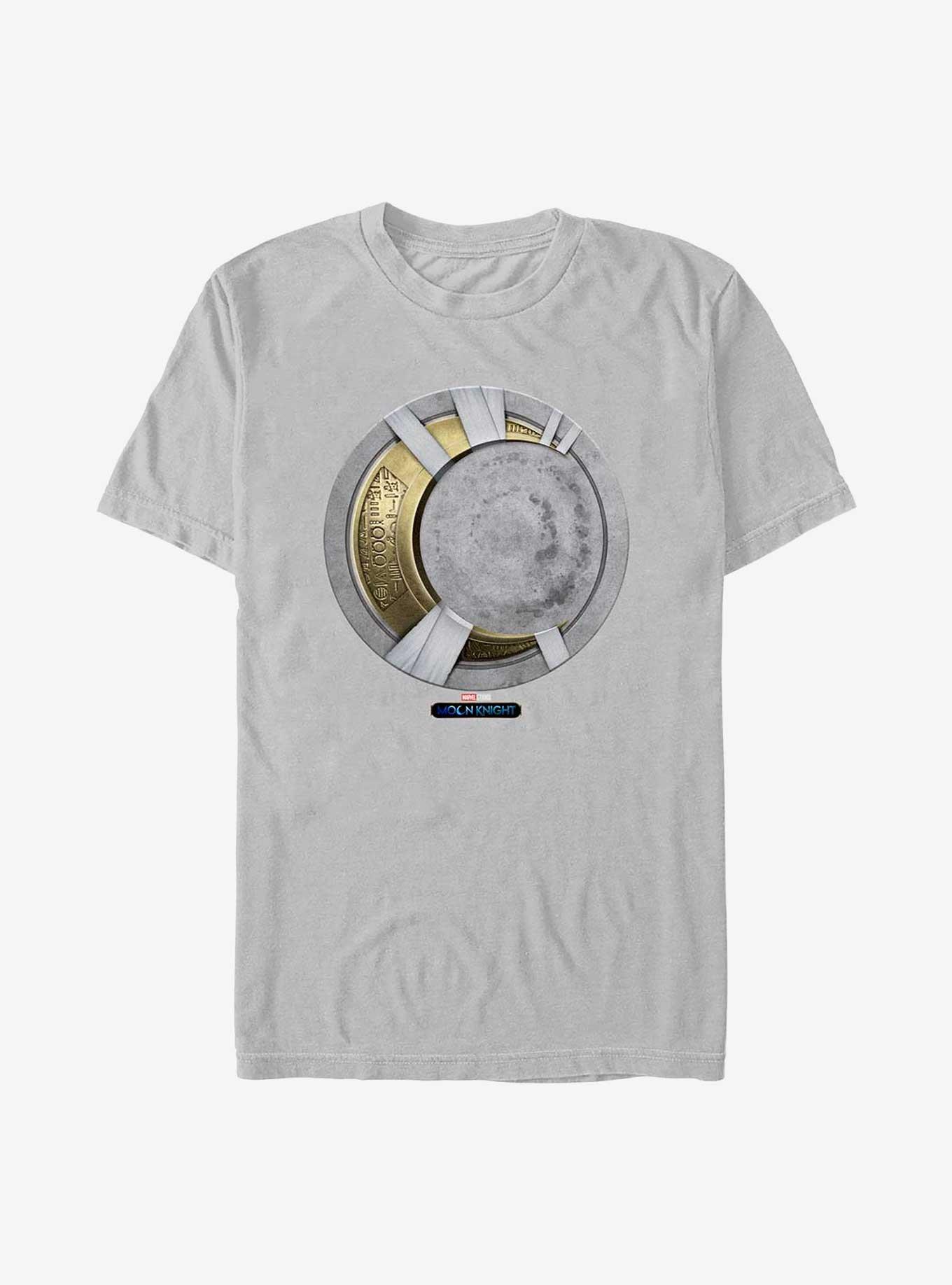 Marvel Moon Knight Gold Icon T-Shirt, SILVER, hi-res