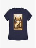 Marvel Moon Knight Gold Glyphs Poster Womens T-Shirt, NAVY, hi-res