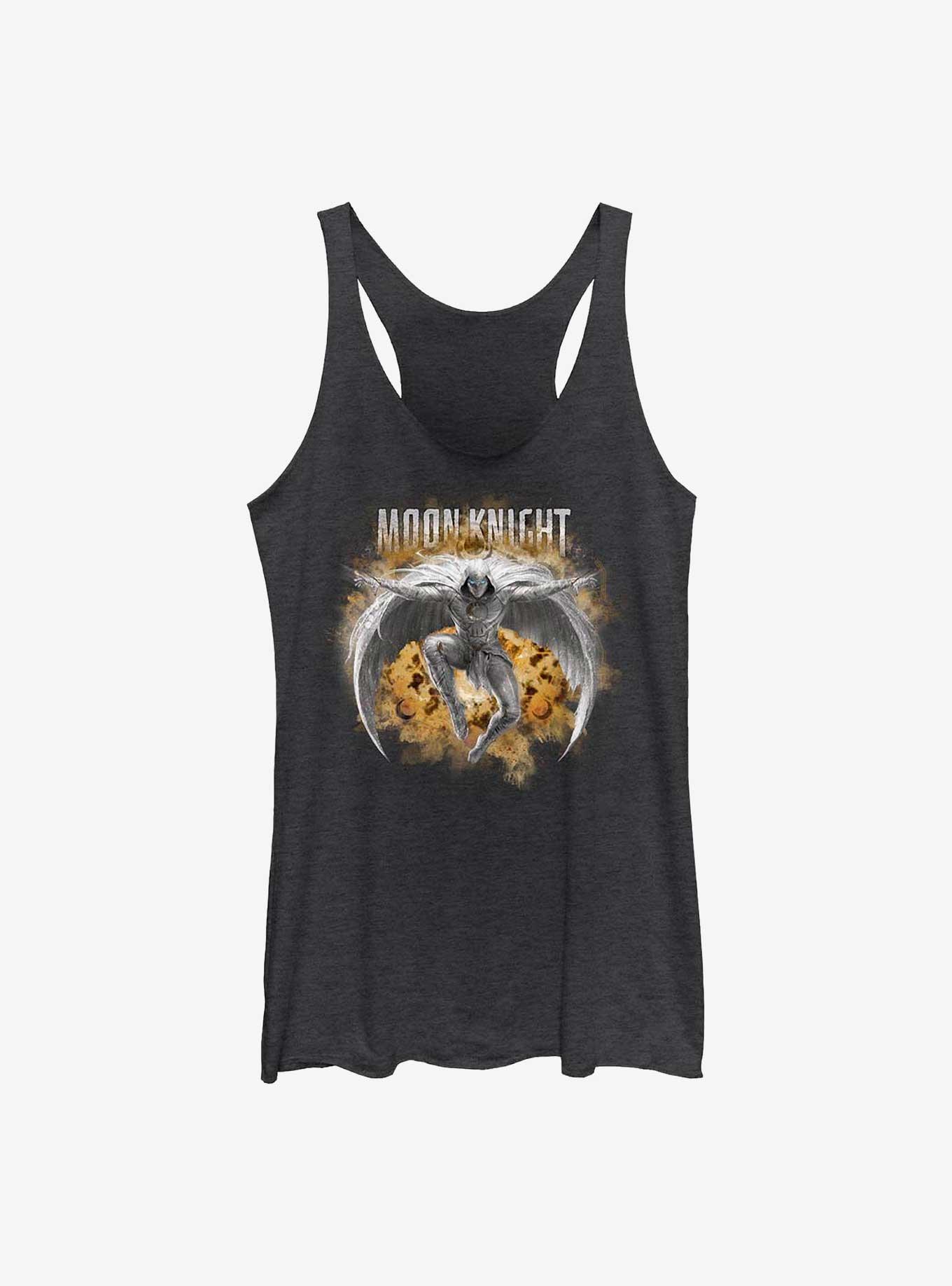 Marvel Moon Knight Leaping Womens Tank Top, BLK HTR, hi-res