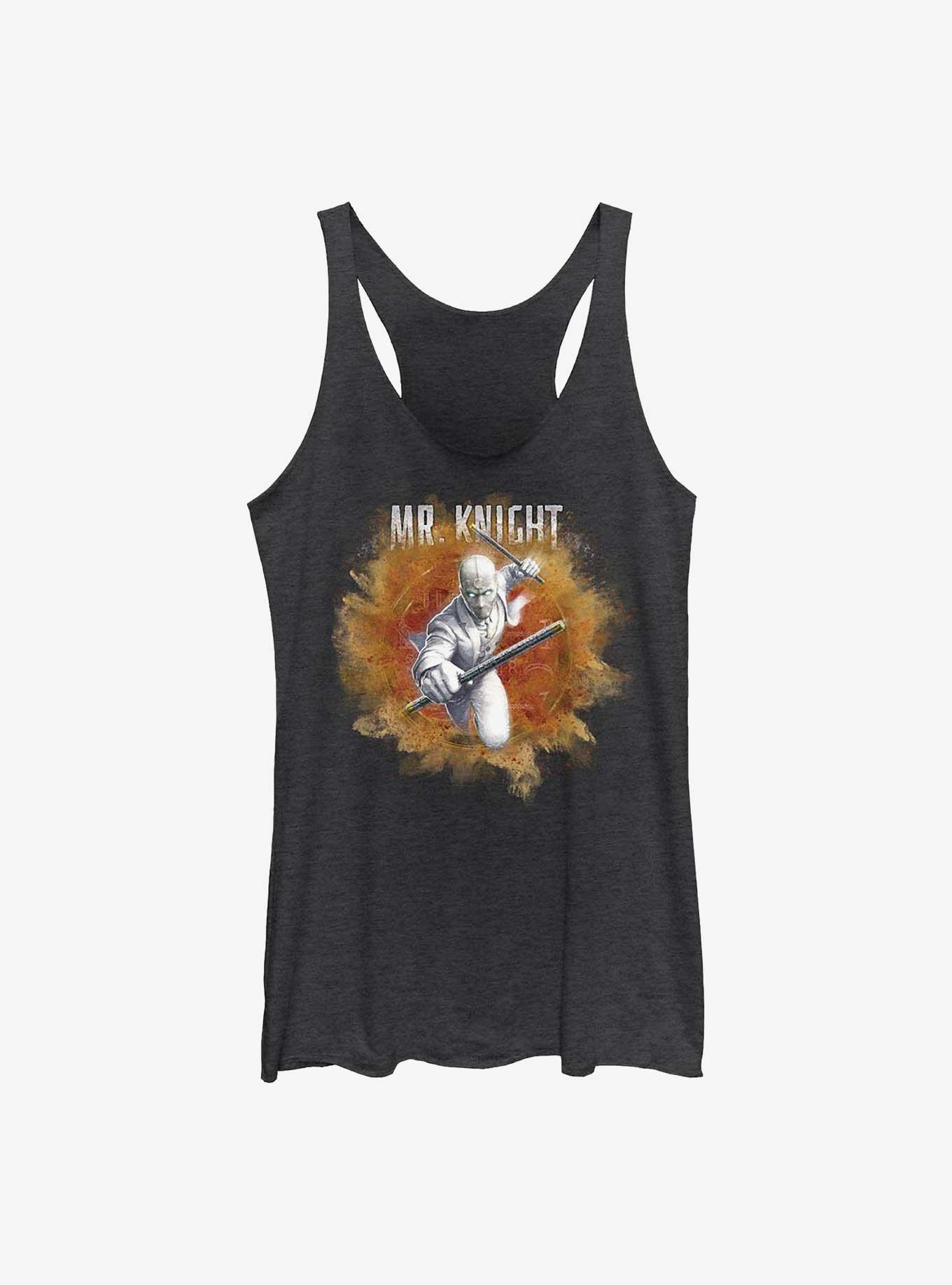 Marvel Moon Knight Mr. Knight Womens Tank Top, BLK HTR, hi-res