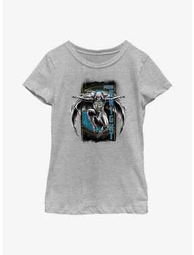Marvel Moon Knight Grunge Badge Youth Girls T-Shirt, , hi-res