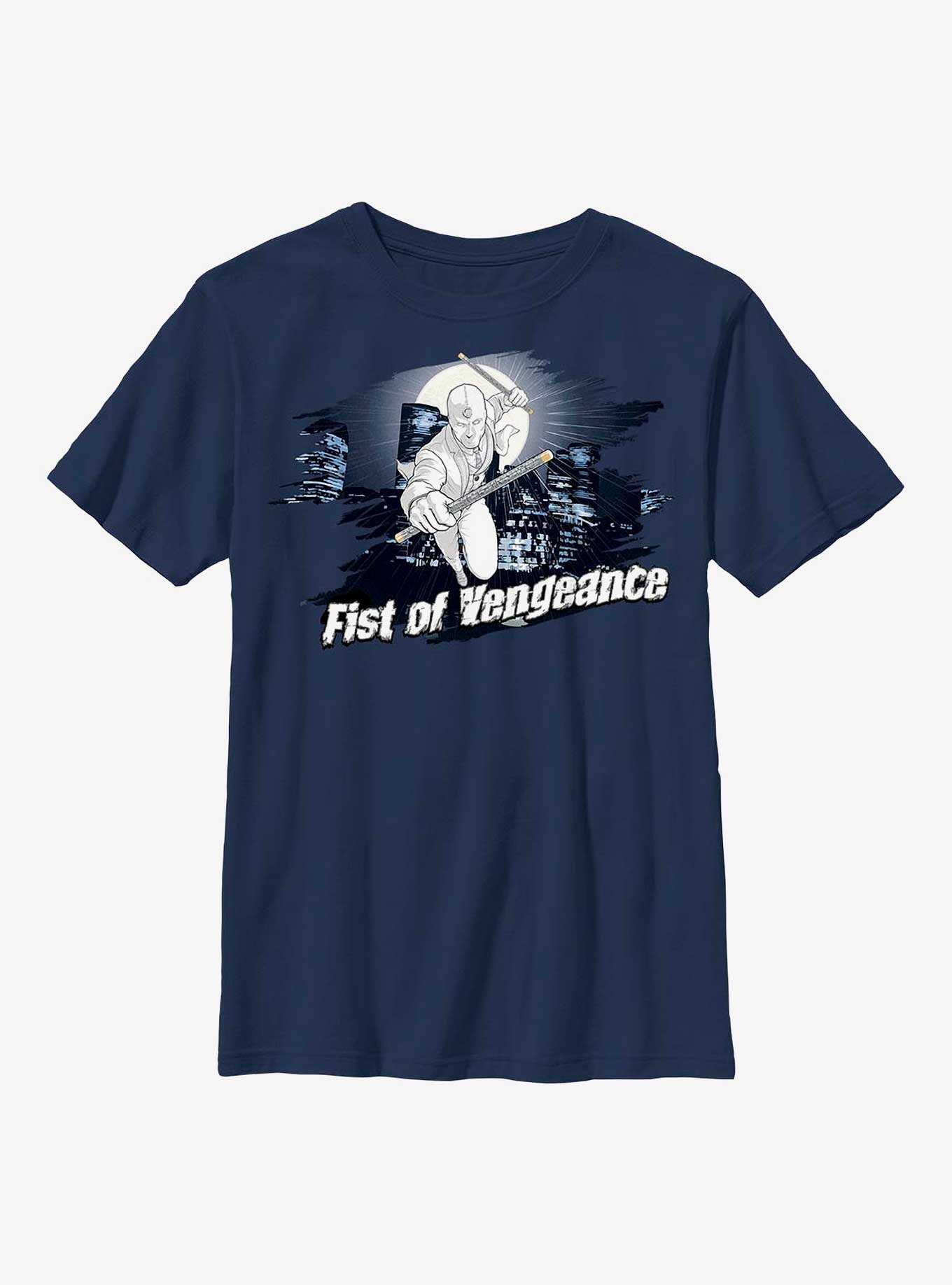 Marvel Moon Knight Fist Of Vengeance Badge Youth T-Shirt, , hi-res