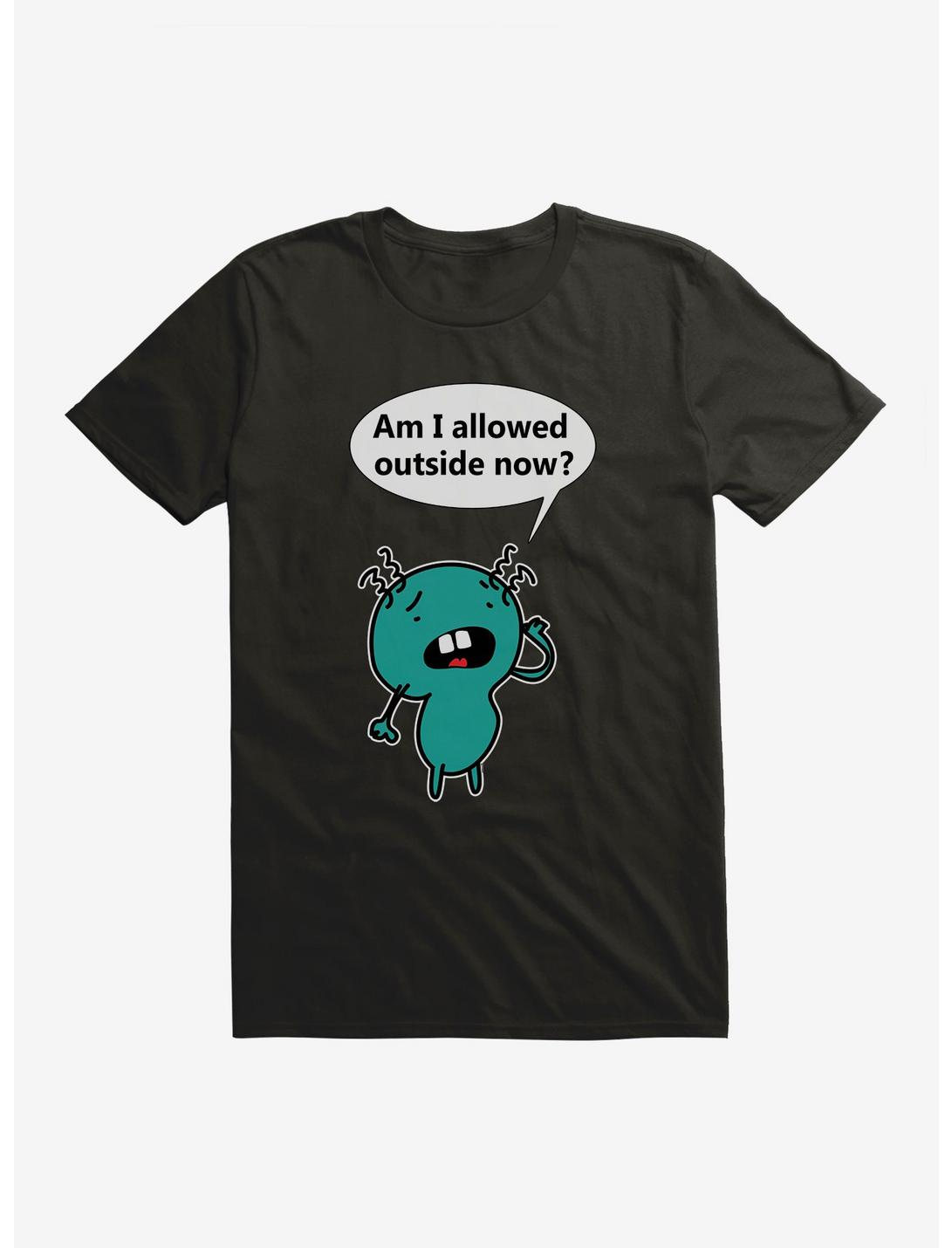 iCreate Am I Allowed Outside Now T-Shirt, , hi-res