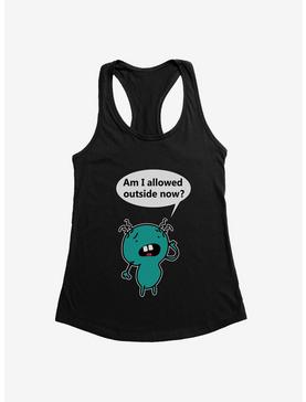 iCreate Am I Allowed Outside Now Womens Tank Top, , hi-res