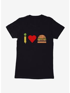 iCreate I Love Burger Womens T-Shirt, , hi-res