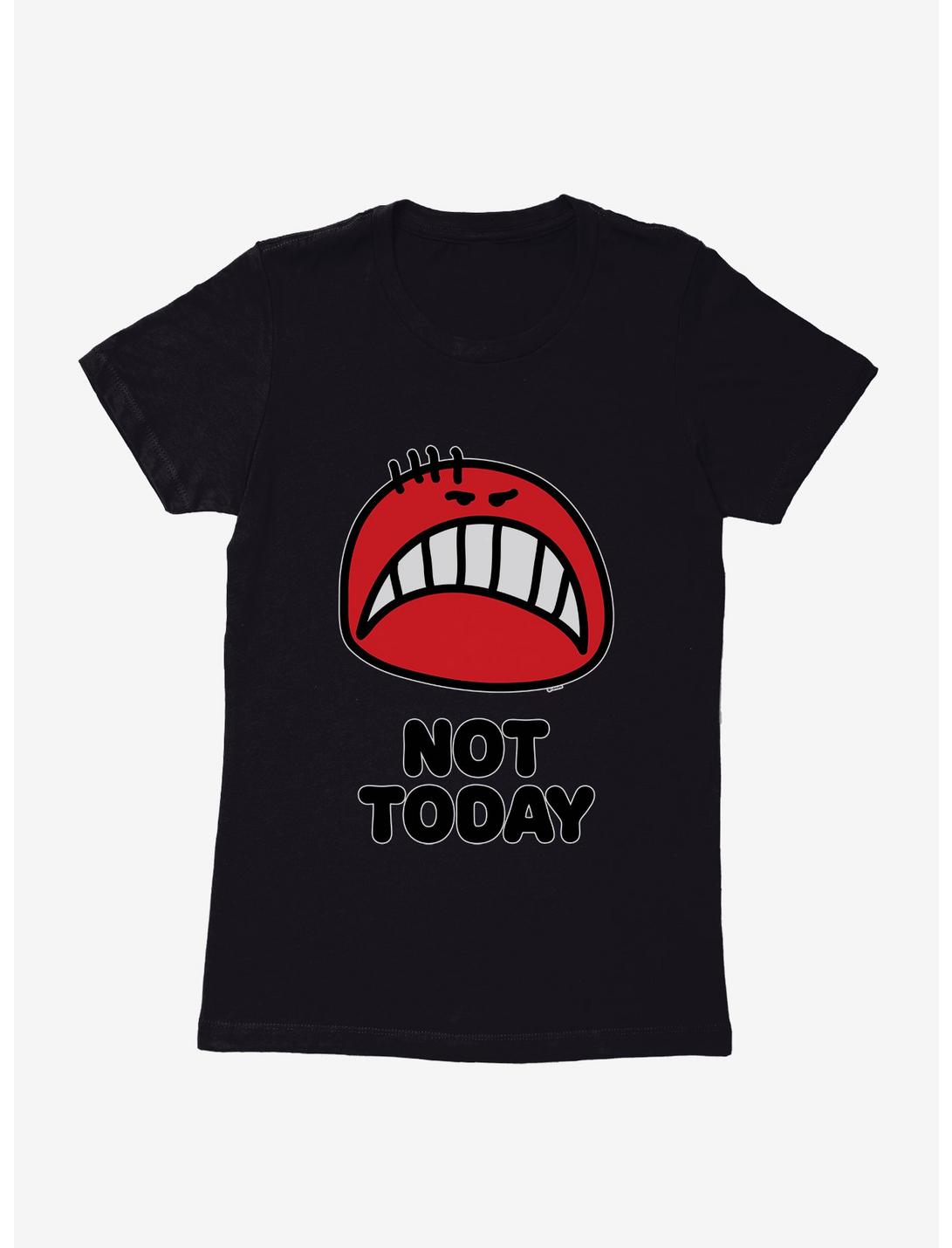 iCreate Not Today Angry Face Womens T-Shirt, , hi-res