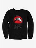 iCreate Not Today Angry Face Sweatshirt, , hi-res