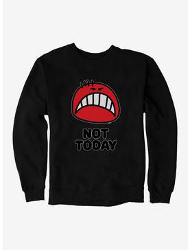 iCreate Not Today Angry Face Sweatshirt, , hi-res