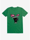 Invader Zim Big Face Angry T-Shirt, KELLY GREEN, hi-res