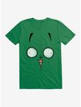 Invader Zim Big Face Clueless T-Shirt, KELLY GREEN, hi-res