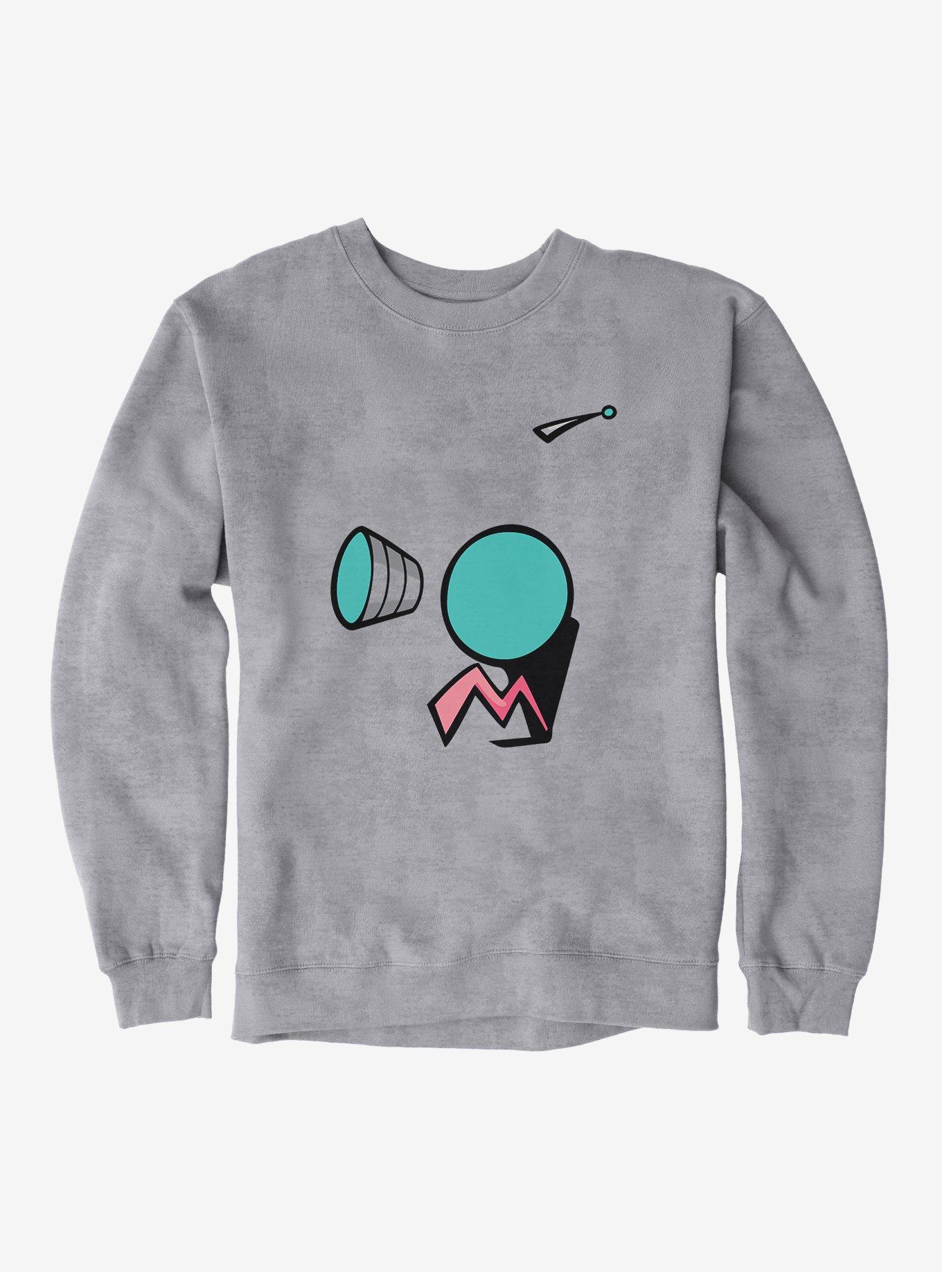 Invader Zim Big face Screaming Sweatshirt, , hi-res