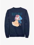 Disney Beauty And The Beast Vintage Dance Sweatshirt, NAVY, hi-res