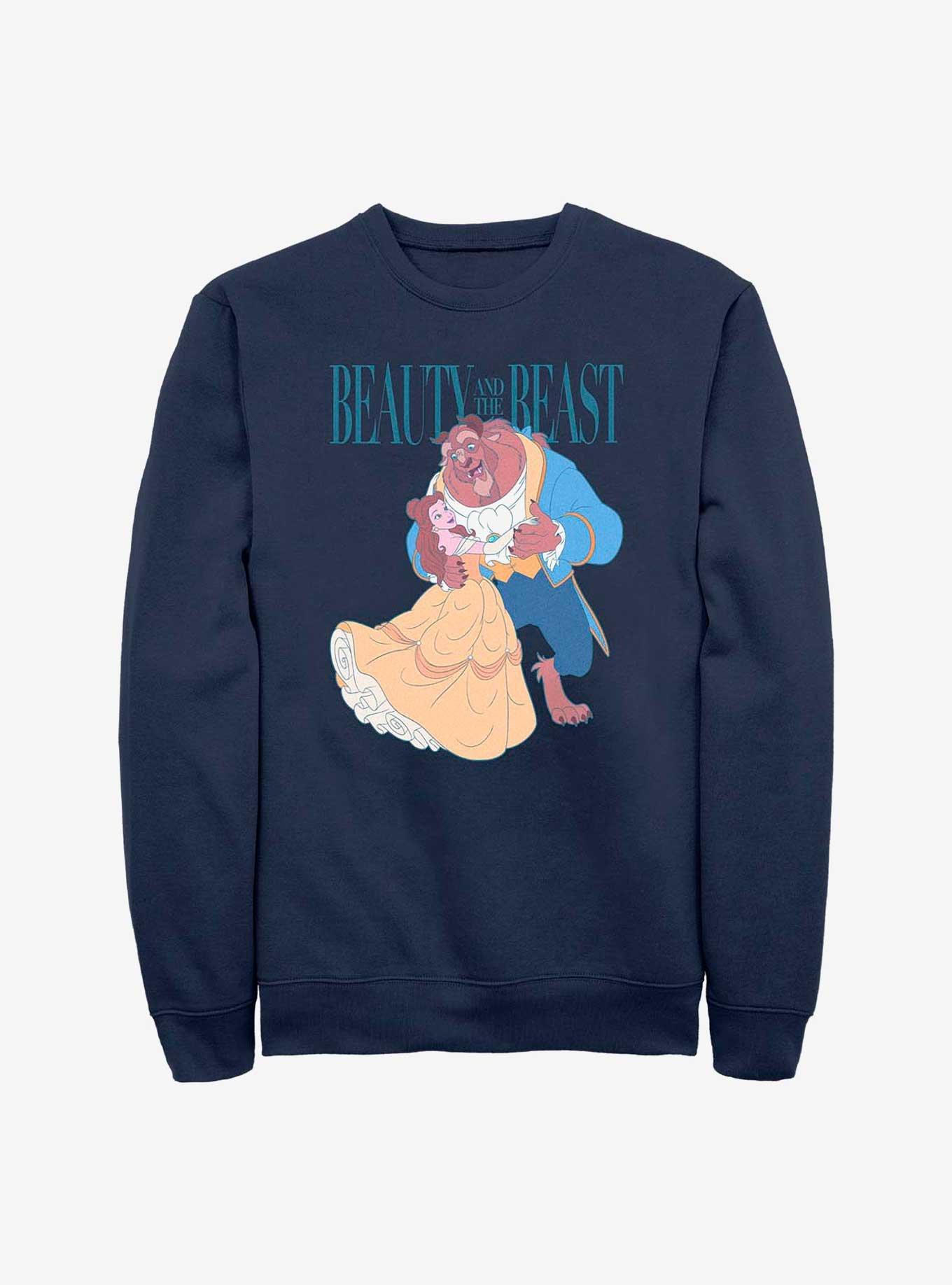 Disney Beauty And The Beast Vintage Dance Sweatshirt, , hi-res